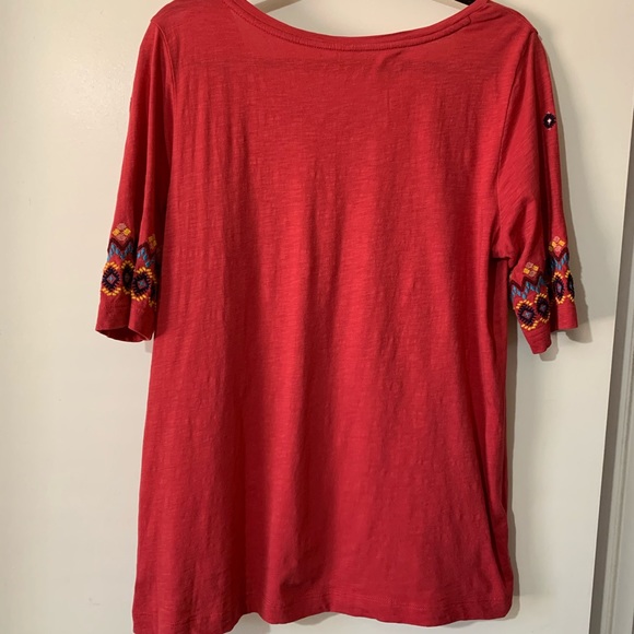 Loft Aztec accent short sleeved top - Picture 8 of 8